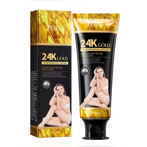 ZOZU 24K Gold Hair Removal Cream - Picture 7 of 11